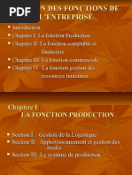 Gestion de La Fonction Production