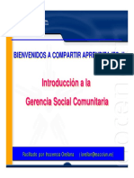 Gerencia Social Comunitario