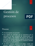 Administración de Procesos