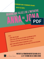 Affiche Promotionnelle ANNA Et JONA Octobre 2021