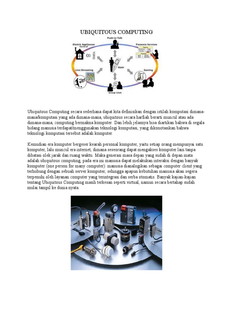 Ubiquitous Computing | PDF | Teknologi & Rekayasa