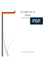 Historia de La Opera