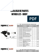 Catalogo de Partes Nitrox 125 Body