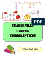 Cuadernillo grupos consonan