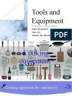 Tools and Equipment