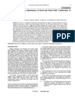 Comparison Between Simulations of Real and Ideal LRE Combustion of LO2-CH4