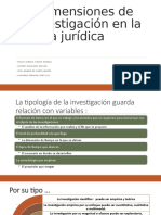 Dimensiones de La Investigacion Juridica