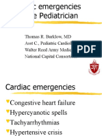 Pediatric Cardiac Emergencies: Recognizing and Treating CHF, Hypercyanotic Spells