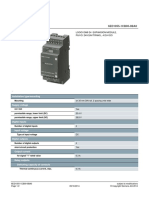 Product Data Sheet 6ED1055-1CB00-0BA0: Logo! Dm8 24 Expansion Module, PU/I/O: 24V/24V/TRANS., 4 DI/4 DO