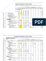 Calendario Valorizado de Avance de Obra: 01 - Mejoramiento de Infraestructura Vial