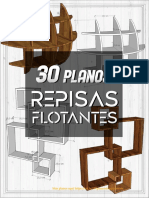 30 Grandiosos Planos para Hacer Repisas Flotantes de Madera