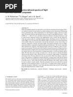 Absorption and Reflection Infrared Spectra of Mgo and Other Diatomic Compounds