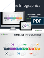 Timeline Infographics: 15 4:3 Easy To Edit