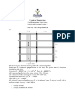 One-Way Slab Design Example