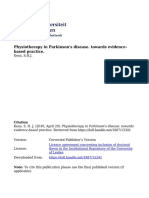 Physiotherapy in Parkinson's Evidence-Based Practice