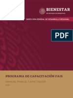 Programa de Capacitacion FAIS 2019