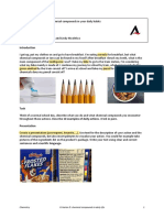 Chemistry Criterion D: Chemical Compounds in Daily Life 1