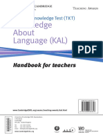 TKT KAL - Handbook For Teachers (2008)