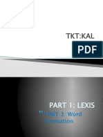TKT KAL - Unit 3. Word Formation