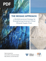 THE MOSAIC APPROACH: A Multidimensional Strategy For Strengthening America's Critical Minerals Supply Chain