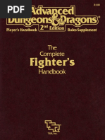 PHBR1 - The Complete Fighter's Handbook | PDF | Dungeons ...