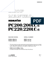 Pc200-6 PC 220-6 Shop Manual