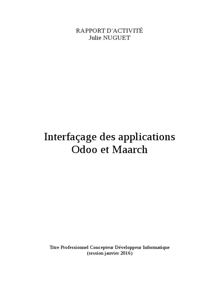 Le Rapport Que J'ai Rédigé Sur Ce Projet (PDFDrive) | PDF | Classe ...