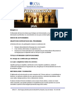 Diplomado Java - Online.