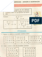 4 - (07-06-2021) - Atividade de Matemática - Expressões Numéricas (Adição e Subtração) - Revisão