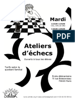Affiche A4 Ateliers Echecs Bretonneau