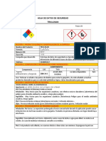 Hoja de Datos de Seguridad Triclosan