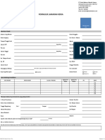 Formulir Lamaran Kerja