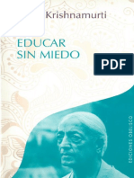 Educar Sin Miedo - Jiddu Krishnamurti