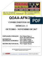 Conhecimentos Gerais QOA-AFN 2018