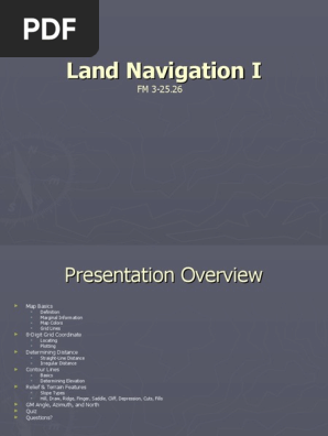 Land Navigation