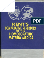 Kent's Comparative Repertory of the Homoeopathic Materia Medica