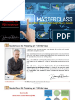 FEA Academy MasterClass - Preparing An FEA Interview