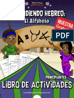 FREEBIE Aprendiendo Hebreo El Alfabeto Libro de Actividades para Principiantes - Bible Pathway Adventures