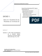 Análisis y Elaboración Del Programa de Intervención. Castanedo 2001