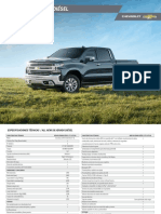 Chevrolet Paraguay Ficha Tecnica All New Silverado Diesel