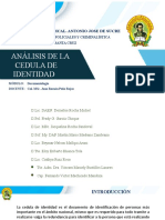 Analisis de Cedula de Identidad