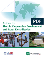 Guides For: Electric Cooperative Development and Rural Electrifi Cation