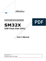 SM32x USB Flash Disk Utility - English