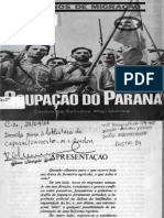Caderno de Migração - Ocupação Do Paraná