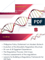 Rejesus - Presentation - v2 GMO Regulatory Experience in The Philippines