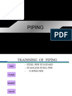 Trainning of Piping