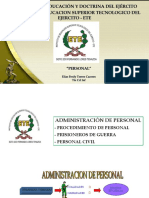 Administración de personal militar