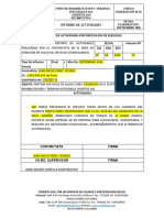 INFORME ACTIVIDADES CUIDADOR. Codificado INF01