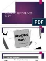 Reading Guidelines - Paper 1 Part 1