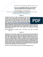 Analysis of Delay On Apartment Projects With The Concept of Transit Oriented Development (Tod)